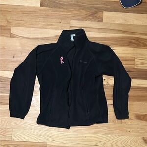 Columbia Black Jacket with Pink Detail